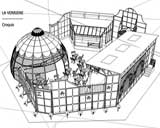 Dessin repr&eacute;sentant le croquis d'&eacute;xecution de la maison tuchenn que vous pouvez d&eacute;couvrir en cliquant sur le lien de l'image